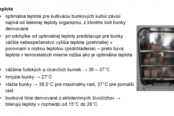 Práca s bunkovými kultúrami – 9