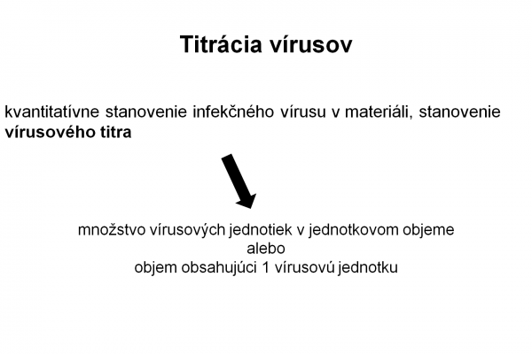 Plaková titrácia – 1