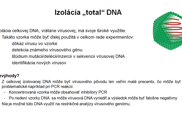 Izolácia DNA vo virológii – 2