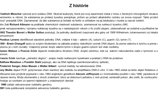 Izolácia DNA – 2