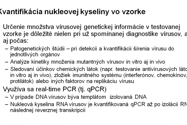 Využitie PCR vo virológii – 4