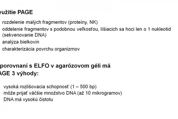 Elektroforéza v PAGE – 10